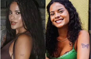 BELLA CAMPOS COBRE TATUAGEM COM NOME DE EX-NAMORADO