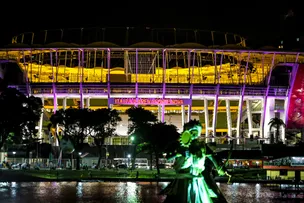ARENA FONTE NOVA TERÁ ILUMINAÇÃO ESPECIAL PARA O OUTUBRO ROSA NESTA QUARTA-FEIRA