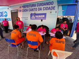 OUTUBRO ROSA: SAÚDE LEVA SERVIÇOS PARA CONJUNTO PENAL FEMININO DA MATA ESCURA
