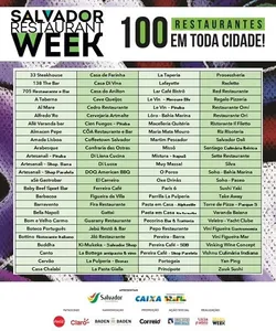 CONFIRA LISTA DOS RESTAURANTES PARTICIPANTES DO SALVADOR RESTAURANT WEEK