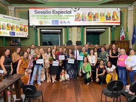 ESPAÇO DA MULHER NO FUTEBOL E NO ESPORTE É TEMA DE SESSÃO ESPECIAL NA CÂMARA MUNICIPAL