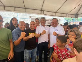 RANDERSON LEAL DESTACA A IMPORTÂNCIA DA ENCOSTA ENTREGUE EM SARAMANDAIA
