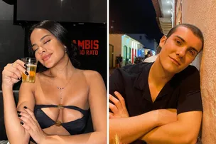 BELLA CAMPOS É FLAGRADA AOS BEIJOS COM CAIO MANHENTEBAHIA, COLEGA DE "VAI NA FÉ"