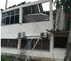 TETO DE PRÉDIO DO DETRAN DESABA APÓS FORTES CHUVAS