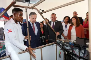 GERALDO JÚNIOR PARTICIPA DE AULA MOTIVACIONAL DO MINISTRO ROBERTO BARROSO PARA ESTUDANTES DA REDE ESTADUAL