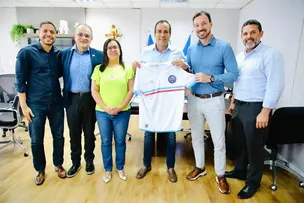 NOVA DIREÇÃO EXECUTIVA DO BAHIA SE REÚNE COM BRUNO REIS