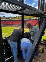 NOVO PLACAR ELETRÔNICO COMEÇA A SER INSTALADO NO BARRADÃO