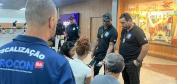 PROCON-BA FISCALIZA AEROPORTO DE SALVADOR