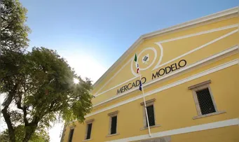 MERCADO MODELO GALERIA COM OBRAS DE ARTE NO SUBSOLO