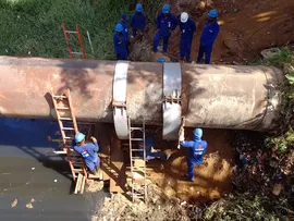 ABASTECIMENTO DE ÁGUA ESTÁ SENDO REGULARIZADO EM BAIRROS DE SALVADOR AFETADOS POR REPARO EMERGENCIAL EM ADUTORA
