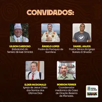 BIBLIOTECA JURACY MAGALHÃES JR - SALVADOR, RECEBE LÍDERES DE DIFERENTES CRENÇAS EM BATE-PAPO SOBRE INTOLERÂNCIA RELIGIOSA