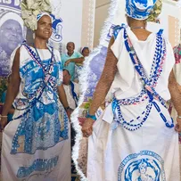 FANTASIA DO AFOXÉ FILHAS DE GANDHY DESTACA O TEMA MULHERES DE TERREIRO, DETENTORAS DO SAGRADO
