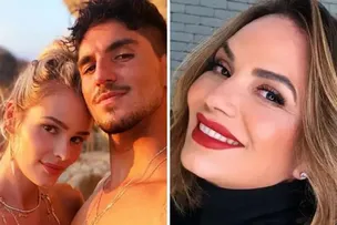 GABRIEL MEDINA MOSTRA PRESENTE QUE GANHOU DE LUIZA BRUNET, SUA EX-SOGRA