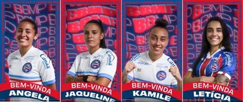 BAHIA ANUNCIA NOVOS REFORÇOS PARA FUTEBOL FEMININO