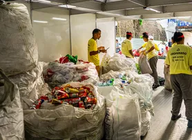 CENTRAL DE RECICLAGEM MOVIMENTA MAIS DE R$ 880 MIL DURANTE CARNAVAL DE SALVADOR