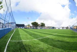PREFEITURA ENTREGA COMPLEXO ESPORTIVO E DE LAZER RAIMUNDO VARELA NA FAZENDA GRANDE IV
