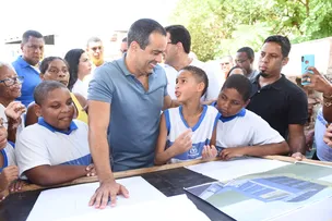 PREFEITURA RECONSTRUIRÁ ESCOLA EM COSME DE FARIAS COM ALTO PADRÃO PARA MAIS DE 600 ALUNOS