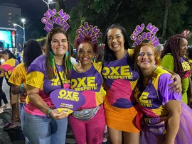BLOCO “OXE, ME RESPEITE” LEVA MENSAGEM DE RESPEITO, IGUALDADE E COMBATE A MISOGINIA NO CARNAVAL DE SALVADOR.