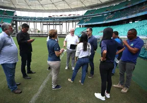 CASA DE APOSTAS ARENA FONTE NOVA RECEBEU A DELEGAÇÃO DA FIFA NESTA QUINTA-FEIRA