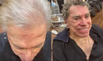 SILVIO SANTOS MUDA VISUAL APÓS IR AO CABELEIREIRO; CONFIRA