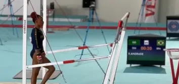 REBECA ANDRADE GARANTE VAGA NAS FINAIS EM ANTALYA, NA TURQUIA