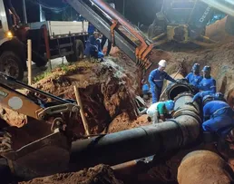 EMBASA CONCLUI SERVIÇO SOLICITADO PELA OBRA DO BRT