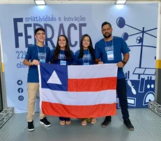 ESTUDANTES DA REDE ESTADUAL APRESENTAM PROJETOS DE INICIAÇÃO CINTÍFICA NA FEIRA BRASILEIRA DE CIÊNCIAS E ENGENHARIA EM SP