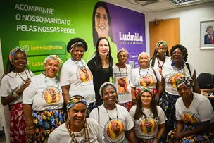 LUDMILLA FISCINA HOMENAGEIA LÍDER QUILOMBOLA DE ALAGOINHAS EM SESSÃO PELO DIA DA MULHER NA ALBA