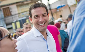 'VEJO CADA DIA MAIS PERTO MEU SONHO DE SER CANDIDATO A PREFEITO', DIZ LEO PRATES SOBRE SALVADOR