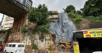 APESAR DE DESLIZAMENTO, SUCOP DESCARTA RISCO DE ACIDENTES NO VIADUTO DA OGUNJÁ