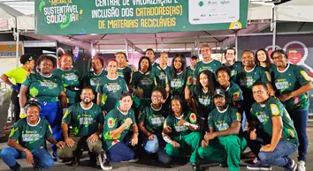 GOVERNO DO ESTADO APOIA CATADORES E CATADORAS DE RECICLÁVEIS NA MICARETA DE FEIRA