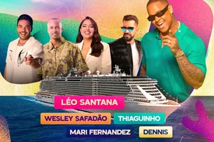 LEO SANTANA DIVULGA PRIMEIRAS ATRAÇÕES DO 'NAVIO DO GIGANTE; CONFIRA