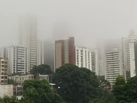 SALVADOR AMANHECE MAIS UM DIA COM CHUVA E NEBLINA