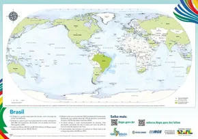 IBGE COMEÇA A VENDER MAPA-MUNI COM BRASIL NO CENTRO; VEJA VALOR