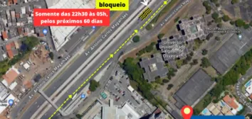 TRECHO DA AV. ACM SERÁ INTERDITADO PROVISORIAMENTE DURANTE AS NOITES