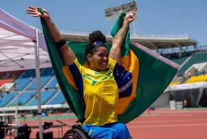 ATLETA BAIANA PARALÍMPICA GANHA OURO E QUEBRA RECORDE MUNDIAL