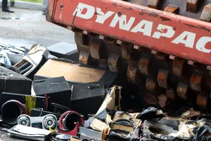 SEDUR DESTRÓI 2,5 MIL EQUIPAMENTOS SONOROS APREENDIDOS NESTA TERÇA (7)