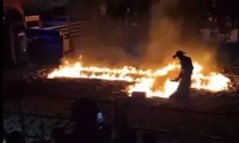 FOGOS DEIXAM 10 FERIDOS EM EXPOSIÇÃO AGROPECUÁRIA NO INTERIOR BAIANO