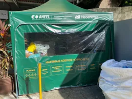 SHOPPING TEM PONTO DE COLETA DO PROJETO VALE LUZ QUE CONCEDE DESCONTO NA CONTA DE ENERGIA