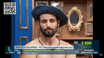 MATTEUS LEILOA BOINA USADA NO BBB 24 PARA AJUDAR VÍTIMAS DAS ENCHENTES NO RIO GRANDE DO SUL
