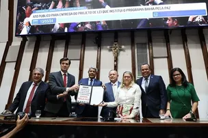 BAHIA PELA PAZ É APROVADO POR UNANIMIDADE NA ASSEMBLEIA LEGISLATIVA