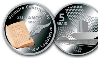 BC LIBERA 4 MIL UNIDADES DE MOEDA DE 200 ANOS DA CONSTITUIÇÃO DE 1824