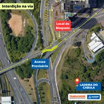 TRÂNSITO SERÁ DESVIADO NA LADEIRA DO CABULA A PARTIR DO SÁBADO (8)