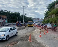 TRANSALVADOR FAZ ALTERAÇÃO NO TRÂNSITO NA AVENIDA SAN MARTIN