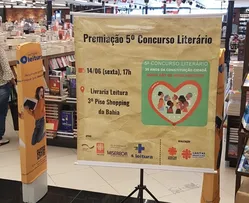 PREMIAÇÃO DE CONCURSO LITERÁRIO OCORRE NESTA SEXTA NO SHOPPING DA BAHIA