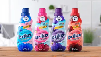 LANÇAMENTO DA BRILUX, A NOVA LINHA DE AMACIANTE CONCENTRADO, PROMETE MUITO MAIS CUIDADOS COM AS ROUPAS
