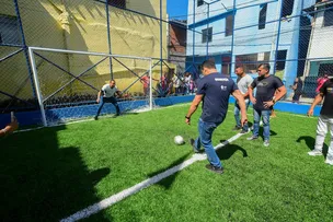PREFEITURA INAUGURA 56º CAMPO COM GRAMA SINTÉTICA DE SALVADOR NA ESTRADA DAS BARREIRAS