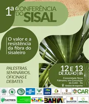 INTERIOR DO ESTADO RECEBE A 1ª CONFERÂNCIA DO SISAL ENTRE 12 E 13 DE JULHO