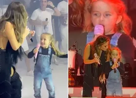 FILHA DE CLAUDIA LEITTE FAZ PARTICIPAÇÃO ESPECIAL EM SHOW DA MÃE NO INTERIOR DA BAHIA