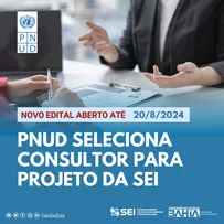 INSCRIÇÕES ABERTAS PARA SELEÇÃO DE CONSULTOR PELO PNUD